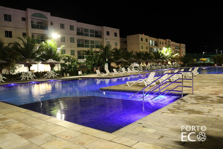 Apartamento Frente Piscina no Village em Porto de Galinhas