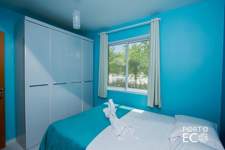 Apartamento Frente Piscina no Village em Porto de Galinhas