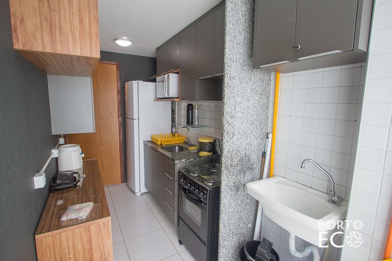 Apartamento Frente Piscina no Village em Porto de Galinhas