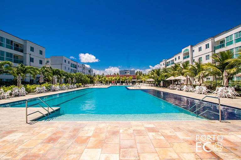 Apartamento Frente Piscina no Village em Porto de Galinhas