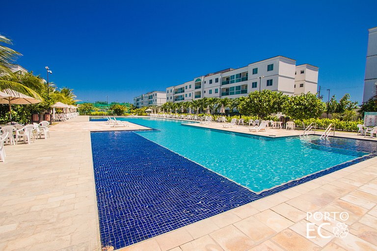 Apartamento Frente Piscina no Village em Porto de Galinhas