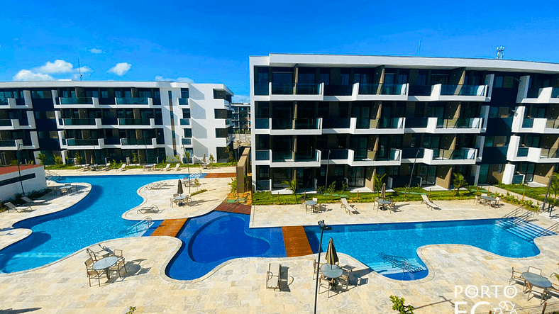 Apartamento no Muro Alto Clube em Porto de Galinhas - Eco51